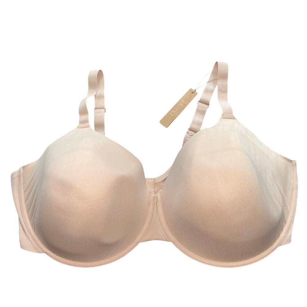 NWT Skims T-shirt Demi bra tan mica 46DDD